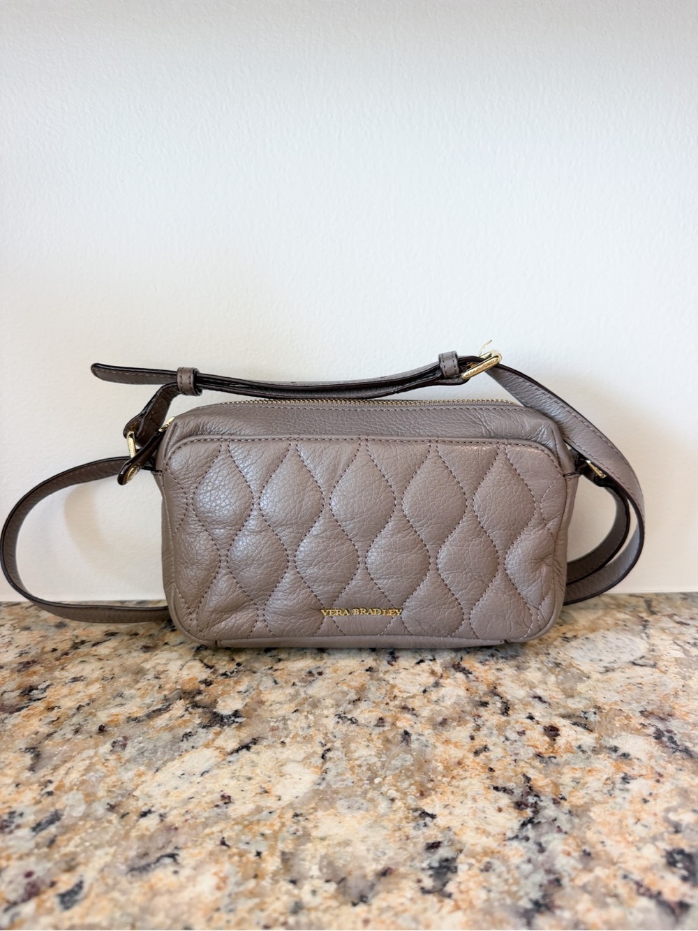Vera Bradley Sydney Quilted
Leather Crossbody